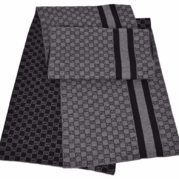 Gucci authentic wool GG logo scarf - Picture 2 of 10